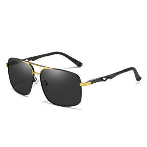 Nouvelles lunettes de soleil polarisées pour hommes de style européen et américain, UV400, monture en aluminium et magnésium, légères, pour les sports de plein air - Product Image 2