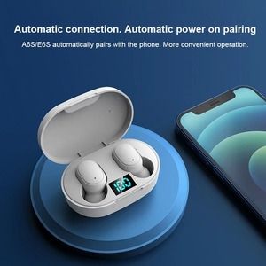 Headphone Gaming E6S TWS Peredam Kebisingan Nirkabel untuk Anak-anak, <span class=keywords><strong>Headset</strong></span> OEM untuk Kacamata Pintar AI dan Jam Tangan - Product Image 3