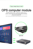 Mini PC Inyuda M11U OPS con Módulo OPS Estándar de 80 Pines para Señalización Digital y Sistema de Conferencia Interactiva