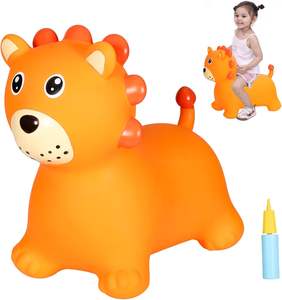 Lion Hopper Toys Bouncy <span class=keywords><strong>Animal</strong></span> Kids pour les tout-petits Intérieur Extérieur Activité Ride Jumping Horse Dinosaure Âne Cadeaux pour <span class=keywords><strong>18</strong></span> <span class=keywords><strong>Mois</strong></span> - Product Image 1