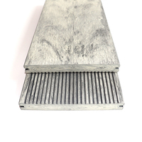Produits de revêtement de sol en bois composite ignifuge pour extérieur, terrasse, balcon, lames de terrasse solides en WPC