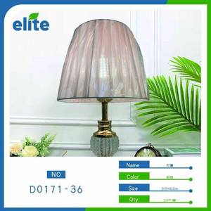 Elegante Europese Traditionele Stoffen Lampenkap Voor Tafellampen Klassiek Interieur Leesverlichting Groothandel Aanbod Voor Slaapkamers - Product Image 1