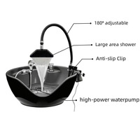 Mason Leather Basin Special Water Circulation Head Therapy Waterfall Shampoo Chair Bed Shower Sprinkler Elbow Pipe Portable