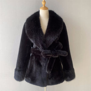 <span class=keywords><strong>Cappotto</strong></span> <span class=keywords><strong>Lungo</strong></span> <span class=keywords><strong>in</strong></span> Ecopelliccia per Donna, Vendita all'Ingrosso, Personalizzabile, Spesso, Manica Lunga, Inverno 2025 - Product Image 1