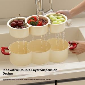 Home Living Room New Year <strong>Candy</strong> <strong>Tray</strong> Plastic Fruit Plate with Snack Storage Coffee Table <strong>Tray</strong> for Parties and Gatherings - Product Image 3