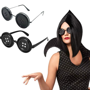 Lunettes d'Halloween à boutons LM Brand avec monture en PC et verres en plastique pour accessoire de costume de cosplay et cadeau de fête - Product Image 2