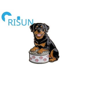Broches de Metal Personalizados al por Mayor con Diseño de Rottweiler, Pins de Esmalte para Amantes de la Raza Rottie, Insignias de Peltre, Pin de Esmalte de Doberman <span class=keywords><strong>Pinscher</strong></span> - Product Image 6