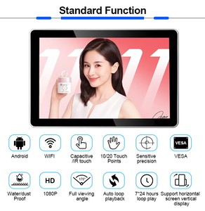 <span class=keywords><strong>10inch</strong></span> thương mại màn hình cảm ứng hiển thị 10 10.1 inch Wifi Android Màn hình cảm ứng LCD màn hình hiển thị - Product Image 2