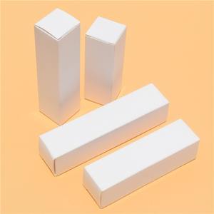 Custom Printable Logo <b>White</b> Kraft Paper Cardboard Blank <b>Box</b> for Cosmetics Spot Packaging - Product Image 3