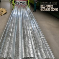 Plaque de plancher en acier galvanisé de type ouvert pour la construction de structures en acier, vente en gros