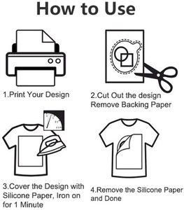 A4 A3 Light Dark Inkjet <strong>Heat</strong> <strong>Transfer</strong> Printing <strong>Printable</strong> Paper Fast Dry Dark <strong>Transfer</strong> Paper for Cotton Tshirt - Product Image 3