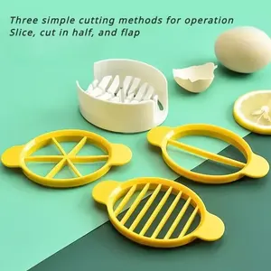 Nuevo cortador de huevos 3 en 1, multifuncional, herramienta creativa de cocina, accesorios de cocina, molde para huevos. - Product Image 3