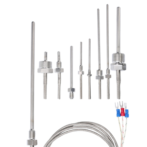 ステンレス鋼固定ネジ K タイプ熱電対 <span class=keywords><strong>PT100</strong></span> プラチナ熱抵抗防水温度センサープローブ J/T/E - Product Image 1