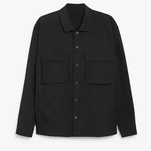Latest Casual Shirts Designs For Men Overshirt Jacket Mens Clothing Shirt Long Sleeve