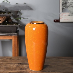 Jarrón de Cerámica Grande con Forma de Repollo de 32 cm, con Textura de Color, para Decoración del Hogar con Flores Secas - Product Image 5