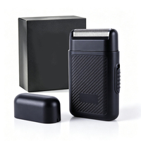 Rasoir Électrique Sans Fil Populaire pour Hommes, Rechargeable Type-C, Charge Rapide, 500 mAh, Autonomie de 60 Minutes, Format de Poche, Rasoir à Grille