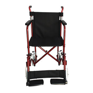 Cadre de chaise en aluminium Accoudoir fixe Repose-pieds détachable Roulettes solides Poignée arrière pour fauteuil roulant YK976LAB - Product Image 3