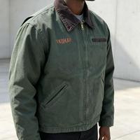 Veste de travail en toile épaisse de style veste de travail rétro