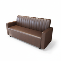 Meida - Ensemble de table et chaises de restaurant, café, bar, salon, design moderne, en bois massif, avec plateau en verre, personnalisable, usage commercial