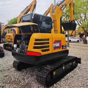 รถขุดตีนตะขาบ SANY 60C มือสองจากจีน ได้รับการรับรองมาตรฐาน CE เครื่องจักรขนาดเล็ก 6 ตัน พร้อมบุ้งกี๋และอุปกรณ์สำคัญ เช่น มอเตอร์ เครื่องยนต์ เกียร์ - Product Image 1
