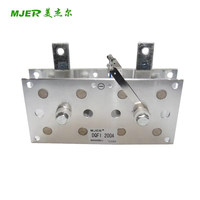 Redresseur à pont en aluminium pour générateur de soudeuse 200*98*2P 100A 200A 300A 400A DQFI100A DQFI200A DQFI300A DQFI400A