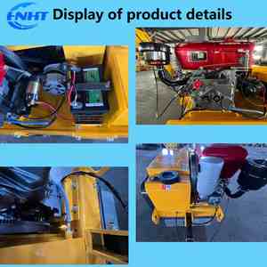 550kg Hand-held Double Drum Hydraulic Vibratory <b>Roller</b> with Changchai Engine Gear & Motor for Asphalt/<b>Soil</b> Compaction - Product Image 3