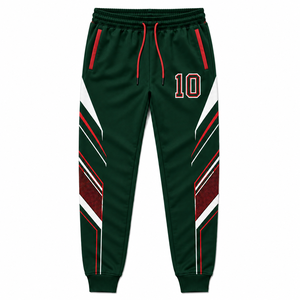 New Quality OEM Service Lightweight Sportswear Sweatpants <b>Elastic</b> <b>Waist</b> <b>Men's</b> Polyester/Cotton Drawstring Closure Side Pockets - Product Image 1