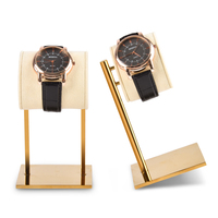 Jinsky OEM montre support Bracelet présentoir luxe montre présentoir avec différentes couleurs, fond en métal montre oreiller stand