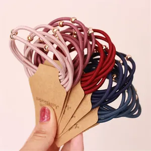 Lot de 6 élastiques à cheveux pour femmes, chouchous, attaches pour queue de cheval, bandeaux en organza, liens pour cheveux, accessoires capillaires pour filles - Product Image 4