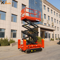 Plateforme élévatrice mobile hydraulique à ciseaux électrique de 8 m en gros, plateforme élévatrice à ciseaux hydraulique pour une seule personne