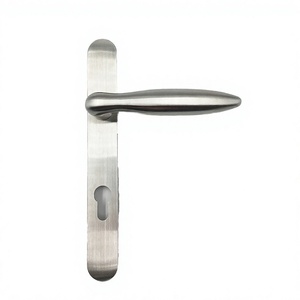 Sistema de Cerradura Moderno para Puerta Abatible de Acero Inoxidable DH30 para Uso en Hoteles y Apartamentos, Diseño Ambidiestro, Fácil Instalación - Product Image 3