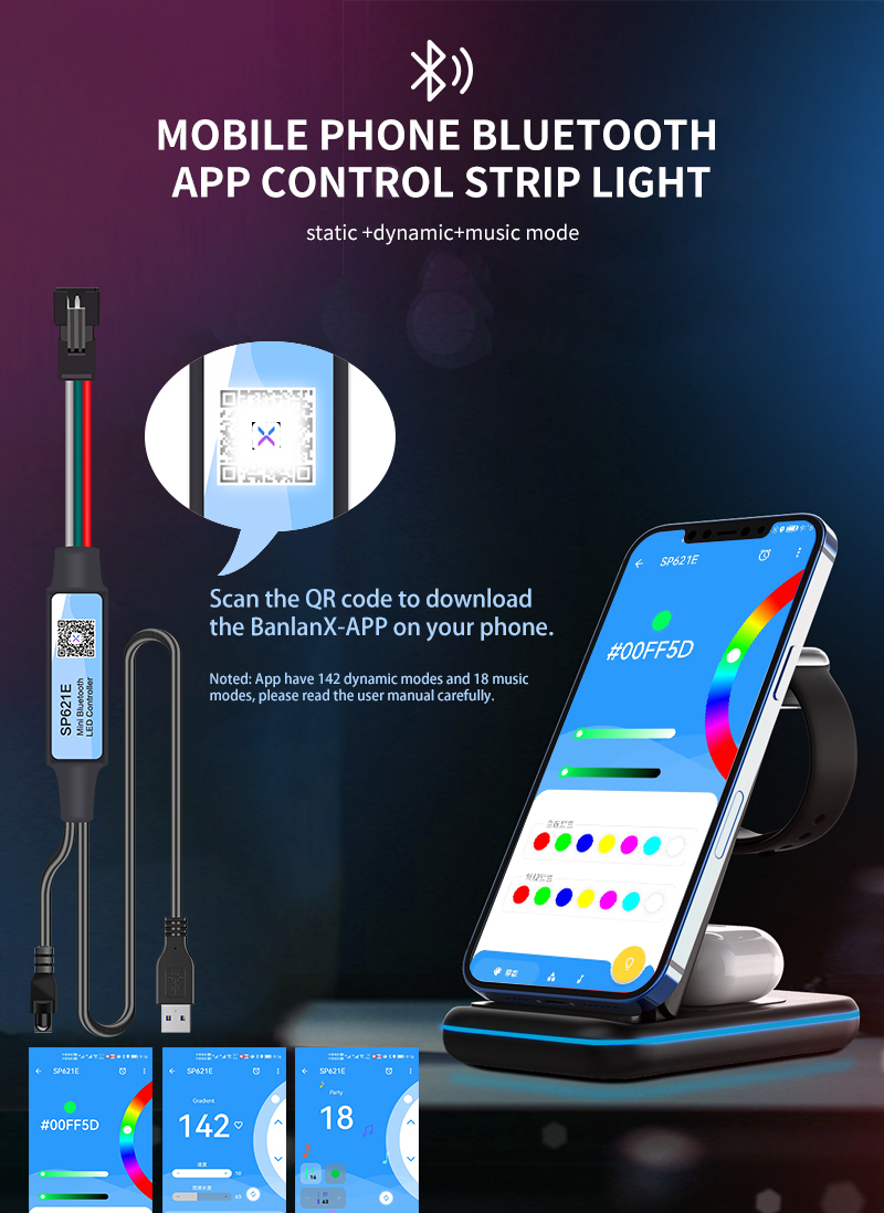 Aimings RGB SMD5050 LED Strip Lights Kit - Holiday Fireworks Decoration Light