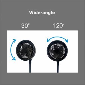 Ventilatore da terra silenzioso oscillante a 3 velocità da 10 pollici per casa e ufficio, soluzione per la circolazione dell'aria, prezzo di fabbrica all'ingrosso - Product Image 4