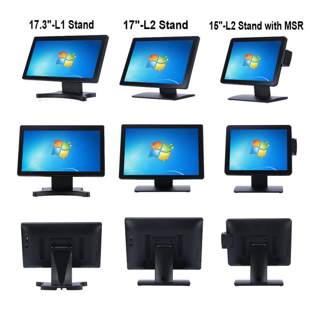 15 Inch True Flat Screen Capacitive Touch Screen Monitor for Pos System