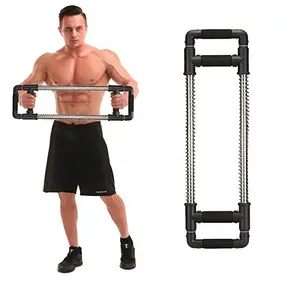 Wellshow Sport Portable Chest Expander Bar Push Down Machine Spring Power Twister Upper Body Abdominal Strength Training