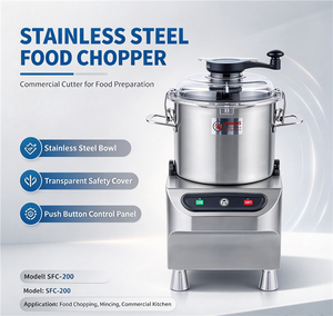 Commercial Stainless Steel Food Cutter Machine Electric Meat Vegetable Chopper - Product Image 3
