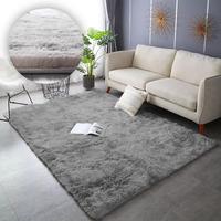 Tapis d'appoint super doux et moelleux FIGOO, extra épais, antidérapant, lavable en machine, pour chambre à coucher et salon