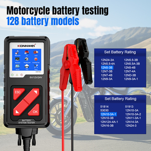Konnwei เครื่องวิเคราะห์แบตเตอรี่ตะกั่วกรด6V 12V 24V เครื่องทดสอบแบตเตอรี่อัจฉริยะสำหรับต้านทานแรงดันไฟฟ้า CCA Soh - Product Image 3