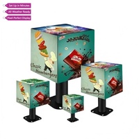 P2.5 creatività interna 4 lati LED cubo Display pubblicitario IP65 Rated SDK funzione LED Rubik & cubo magico dello schermo