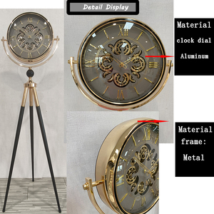 <span class=keywords><strong>Orologio</strong></span> <span class=keywords><strong>da</strong></span> Terra al Quarzo Stile Moderno Armens con Display Digitale a Singola Faccia in Metallo per Arredamento <span class=keywords><strong>Soggiorno</strong></span> - Product Image 5