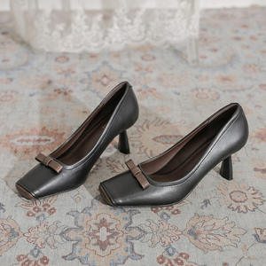 Zapatos de Tacón Alto para Mujer, Zapatos de Tacón Grueso para Fiestas, Bodas, Oficina, Atuendos Casuales y de Noche, Zapatos Cómodos - Product Image 1