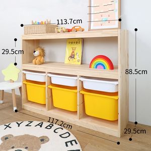 สามชั้นของเล่นไม้ตู้ลิ้นชักพลาสติก <span class=keywords><strong>Toffy</strong></span> เพื่อนวัยรุ่นเด็กที่ทันสมัยตู้เสื้อผ้าของเล่นเด็กไม้ - Product Image 2