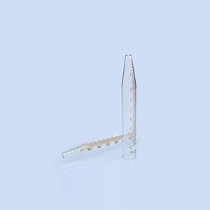 Tubo per centrifuga con fondo a punta in vetro piano superiore lucido con scala provetta in vetro da 10ml 15ml con tubo per centrifuga con fondo a cono in scala - Product Image 5
