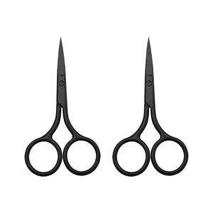 Petits ciseaux de beauté en acier inoxydable pour la coupe et l'entretien des sourcils des femmes, non pliables, multi-usages, pour la coupe DIY - Product Image 1