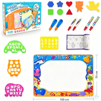 Tapis de dessin à l'eau AJB Toys, tapis de coloriage et d'écriture, tapis de dessin pour enfants, avec stylos magiques, jouets éducatifs