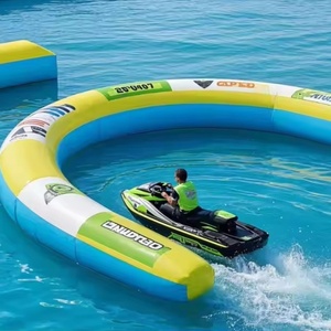 Bote a Motor Acuático, Juguetes Acuáticos, <span class=keywords><strong>Pista</strong></span> <span class=keywords><strong>de</strong></span> Carreras <span class=keywords><strong>de</strong></span> Motos Acuáticas Inflables para Entretenimiento, Nuevas Instalaciones Acuáticas Inflables - Product Image 3