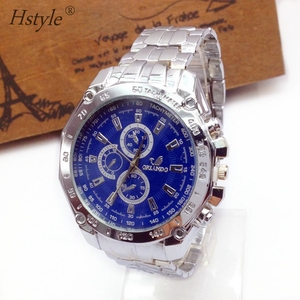 นาฬิกาข้อมือสแตนเลสสตีลสำหรับผู้ชาย ดีไซน์สปอร์ตและธุรกิจ - Product Image 6