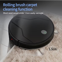 Robot Aspirador Inteligente con Navegación Giroscópica 3500Pa, Robot de Limpieza Automática para Suelos Húmedos y Secos, Mopa, 2550mAh, para Alfombras y Pelo de Mascotas, Venta al por Mayor