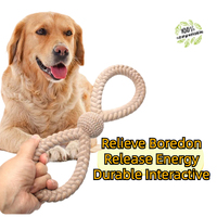 Jouets à mâcher pour chiens écologiques entièrement biodégradables personnalisés Os indestructible pour les mâchoires agressives Durable Personnalisable