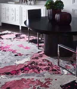 Handmade Contemporary Designer <b>Rug</b> in New Zealand Wool Hand Tufted Carpet for Modern Living Room and Bedroom Interiors - Product Image 2